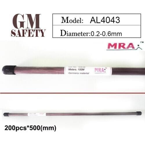 MRA Laser welding AL4043 of 0.2/0.3/0.4/0.5/0.6mm Welding Wires Filler Material 200pcs in 1 Tube B012231
