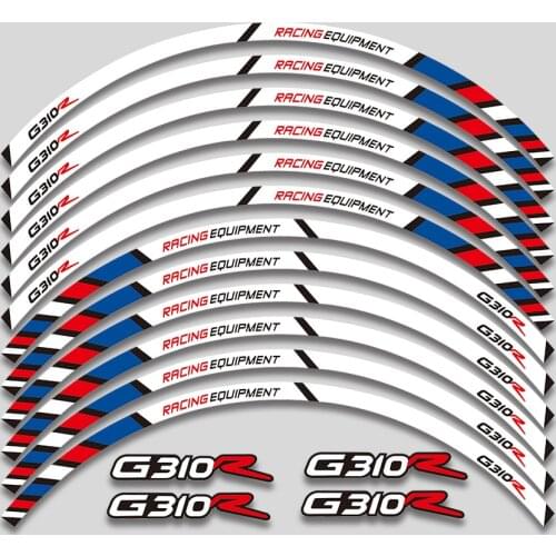 For BMW G310R g310 r NEW Motorcycle Racing equipment Accessories Wheel Tire Rim Decoration Adhesive Reflective Decal Sticker