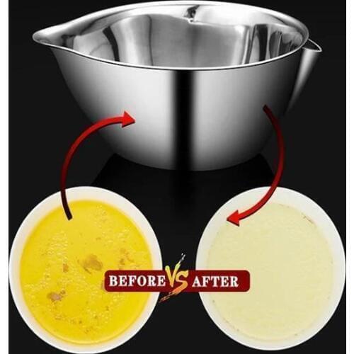 Newly Stainless Steel Oil Filter Soup Separator Strainer Pot Kitchen Cooking Utensil