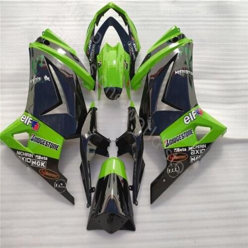Green black ZX 250R 2008-2014 Fairing kit for Kawasaki Ninja ZX250R 08 09-14 ZX250R 2010-2011-2012-2013-2014 Fairing