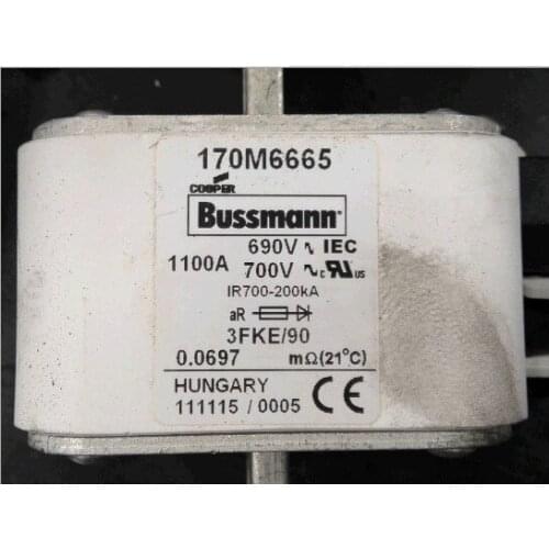 Fuses: 170M6671 2000A 690V (3FKE/90) / 170M6771 2000A 550V (3FKE/115) aR