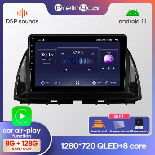 Prelingcar For Mazda Cx-5 cx5 cx 5 2014-2016 years Car Radio Multimedia Video stereo Player Navigation GPS Android10.0 dashboard