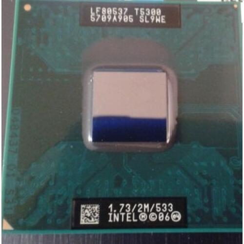 For Intel Core Duo T5300 t5300 CPU 2M Cache,1.73GHz,533MHz FSB ,Dual-Core Laptop processor for 943 chipset