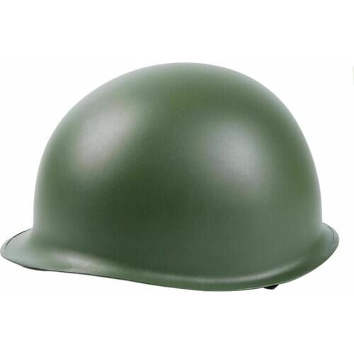 OUTDOORS WW2 US PARATROOPER ARMY M1 GREEN MOTORCYCLE HELMET DOUBLE SHELL HELMET