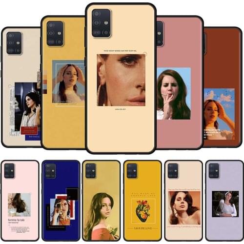 Lana Del Rey Aesthetic Silicone Cover Case For Samsung Galaxy A51 A71 A21s A11 A31 A41 A91 A12 A32 A42 A52 A22 5G A02s A01 Capa