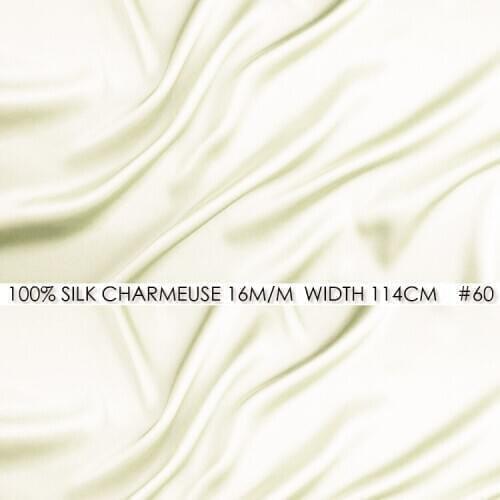 [Special Offer]SILK CHARMEUSE SATIN 114cm width 16momme/100% Pure Silk Fabric Patchwork Curtains Lighter Sewing Fabric