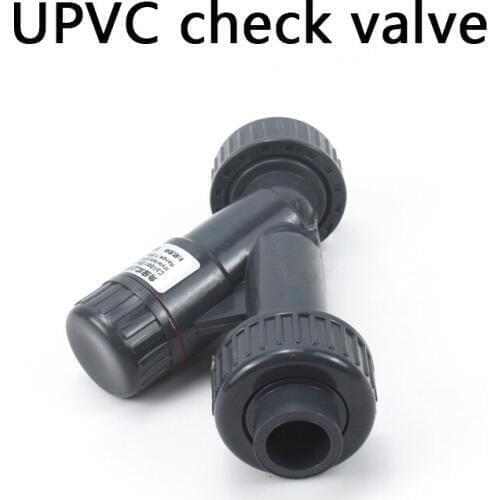 UPVC check valve UPVC Angle Seat Check Valve Garden Irrigation Aquarium Tank PVC Pipe Non-Return Valve Industrial Water Fittings