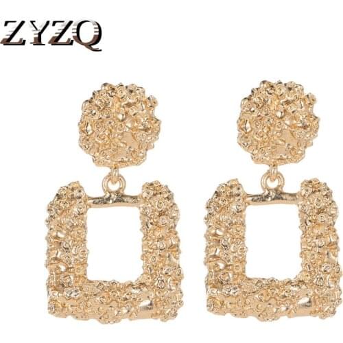 ZYZQ Rome Punk Style Drop Earrings Trendy Jewelry Party Accessories High Quality New Years Gift Wholesale Lots&Bulk Earrings