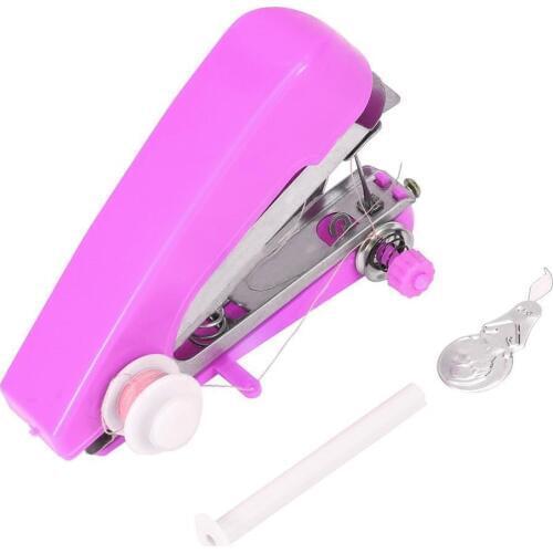 1pcs Useful Portable Needlework Cordless Mini Hand-Held Clothes Fabrics Sewing Machine