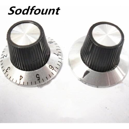 5pcs 30mmX17mm inner diameter 6mm C-1 digital knob C1 scale potentiometer knob