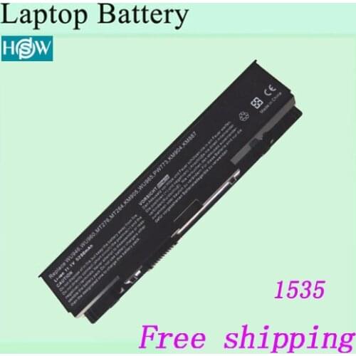 For 1535 1536 laptop battery For Dell 312-0701 312-0702 KM887 KM898 WU946 WU959 WU960 WU965 laptop batteries