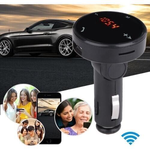 Car mp3 player Bluetooth 5.0 receiver FM transmitter Dual USB car charger U disk TF card Interior Accessories