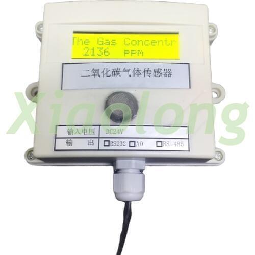 New Carbon dioxide gas concentration sensor transmitter CO2 gas sensor online detection 485 plc use