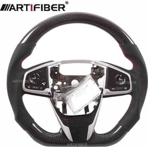 Race display 100% Real Carbon Fiber Steering Wheel for Honda CR-V