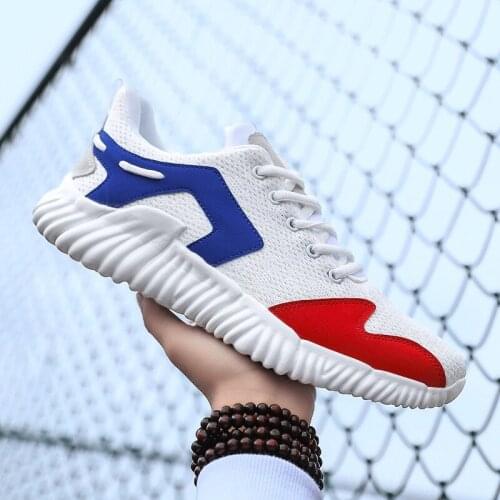 Breathable Mens Sneakers Sport Running Shoes Men Outdoor Non Slip Lightweight Sports Shoes Walking Big Size 38-46