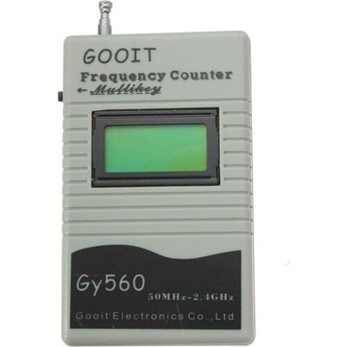 GY-560 Electronic Radio Practical Audio Decoder Walkie Talkie LCD Display Professional Portable Testing Frequency Counter