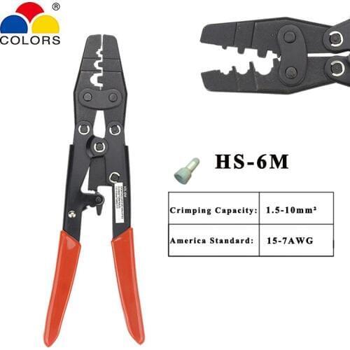 HS-6M Crimping tools pliers for non-insulated terminals Japanese style MINI-TYPE CRIMPING PLIER terminals crimping tools