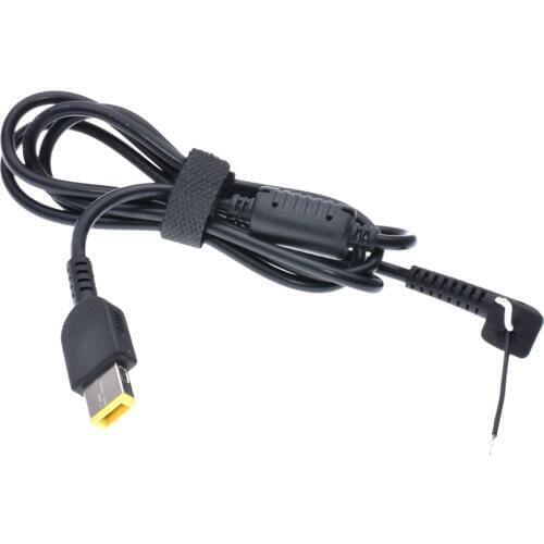 1.2m USB Laptop DC Power Plug Cord Adaptor Cable Square Connector For IBM Lenovo Laptop