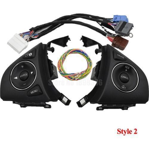 Audio Radio Remote Cruise Control Button Steering Wheel Control Switch Buttons For H-onda Fit 2015-2018