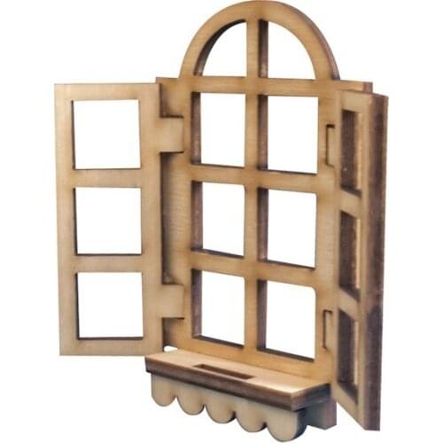 M10 Casement Window Breadstuff Ornament Wooden Object paintable decorative objects декоративные предметы под роспись