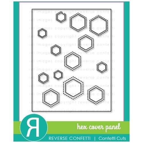 AliliArts Metal Cutting Dies hexagon Panel Die diy Scrapbooking Photo Album Decorative Embossing PaperCard Crafts Die