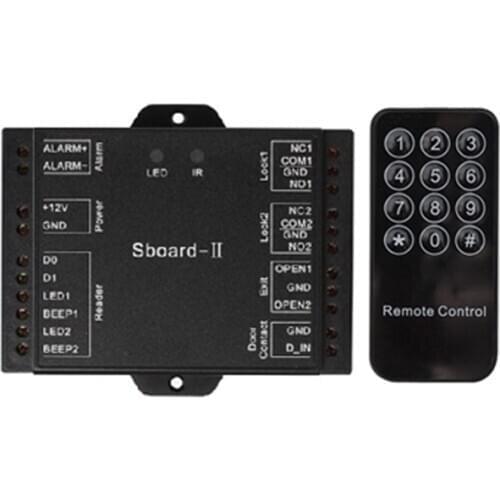 ABS Shell Mini double Doors Controller Access Control Board Support 2100 Users