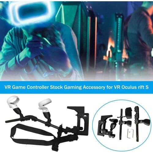 For Oculus Quest 1/2 VR/O culus Rift S Shooting Gun Stand Enhance Gaming Experience Magnetic Gun Stock Controller Game Accessory