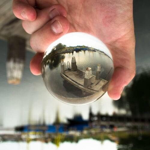 Clear Glass Crystal Ball Healing Sphere Photography Props Gifts New Artificial Crystal Decorative Balls 18 20 25 30 40 50MM