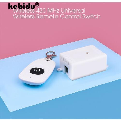 433MHz Wireless Remote AC 110V 220V 1CH RF Relay and Transmitter Remote Control Garage/gate/Light/Fan/Home appliance