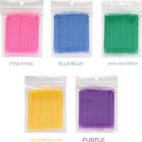 Eyelash Cotton Swab Cotton Swab Cleaning Stick Eyebrow Eyes Lip Eyelash Pregnancy Eyelash Surgery Cotton Swab Makeup Swab