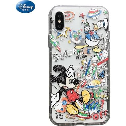DISNEY 2021 Mickey Minnie Silicone Case for iPhone 11 Pro Xs Max iPhone 12 Pro 7 8 Plus Official Liquid Silicon 360 Full Cover