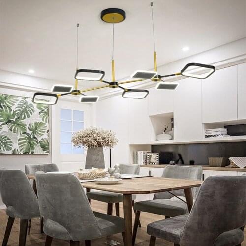 Modern adjustable hotel living room LED ceiling lamp bedroom dining room chandelier villa corridor aisle lighting direct sales