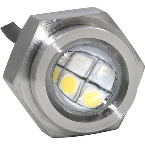 8W 1/2" NPT LED Drain Plug Boat Light DC12V-15V Drop Shipping Marine Yacht light Threaded DH-DP08