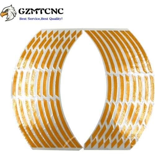 Universal 17/18/19 inch Wheel Car Tyre Rim Stickers Tire rim wheel decals decoration Safety Reflective For Honda NC700 NC700X/S
