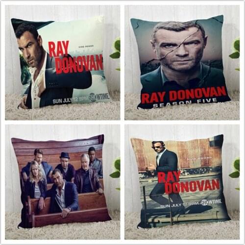 High Quality Custom Decorative Pillowcase Ray Donovan Square Zippered Pillow Cover Print Your image 20*20cm,35*35cm,40*40cm