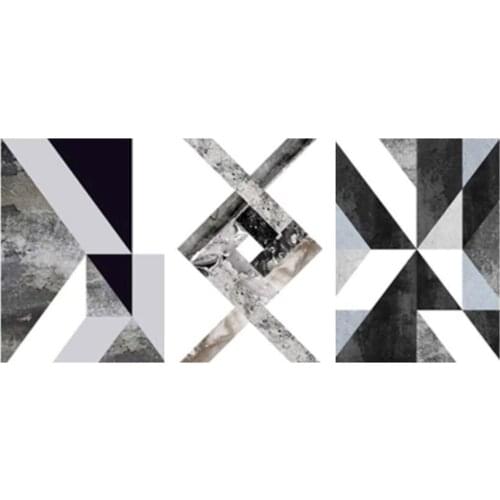 Yujohom DIY Diamond Painting Abstract Geometric Diamont Painting New Full Square Diamond Embroidery Black and White Nordic Art