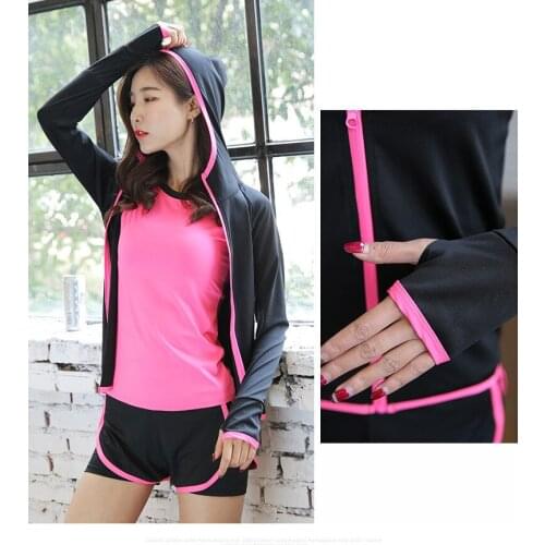 Womens Clothing Fitness Clothes Comfortable Breathable Sports Running Clothes Ladies Casual Zipper Large Size Stretch Jacket