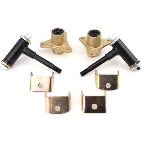 1Pair/2pcs Steering Strut Knuckle Spindle With Wheel Hub Fit For ATV 49cc 50cc 70cc 90cc 110cc Go Kart Buggy UTV Quad Bike Parts