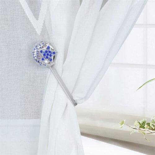 Moon Star Magnetic Curtain Rope Buckle Holder Tieback Strap Belt Home Decoration
