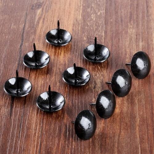 10pcs 25*25mm Antique Bronze Upholstery Nails Jewelry Chest Box Gift Wine Wooden Case Sofa Decorative Tack Stud Pushpin