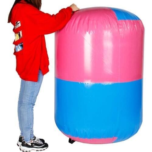 100x85cm Inflatable Airtrack Air Mat Home Roller Small Airtrack Gymnastics Mat Cylinder Gym Training Sport Fitness Air Barrel