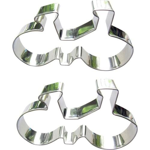 Bicycle shape 2 piece biscuit cutting molds, baking tools, cake decorating soft candy tools