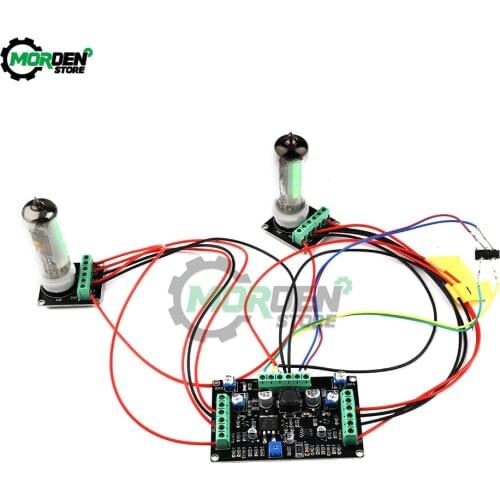6E2 Cats Eye Tube Driver Board Kit Dual-channel Fluorescent Level Indicator Drive Amplifier Controllers DIY Kits Dropship