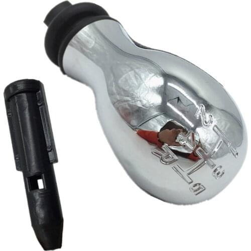 Chrome Gear Shift Knob Lever Shifter Sleeve Adapter For Citroen Picasso Saxo Xsara Elysee C2 C3 C4 C5 C8 Peugeot 106 206 207