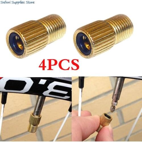 4Pcs/Set Converter Bicycle Bike Tire Valve Adapter Tube Pump Tool Cycling Bicycle Pump Accessories