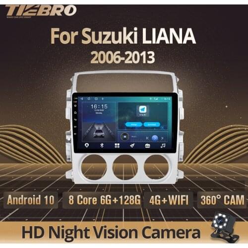 2DIN Android 10.0 Car Radio For Suzuki LIANA 2006-2013 Car Multimedia Player GPS Navigation Auto Radio DSP IGO Stereo Receiver