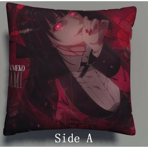 Jabami Yumeko Kakegurui Anime Manga Two Sides Pillwcase Pillow Cushion Case Cover Fanart Home/bed/sofa/car Decor Cosplay Gift