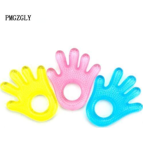 Baby Teethers Water Filled Baby Teethers Food Safe single Silicone Teether Baby Teething Pacifier Chew Infant Oral Tooth Brush