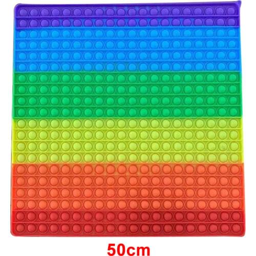 Push Bubble Toys 50/40/30cm Super Big Size Pop Bubble Autism Squishy Toy Stress Reliever Adult Kid Funny Anti-stress Fidget Toys