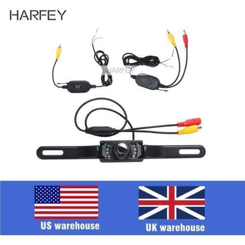 Harfey Night Vision Backup Camera RearView Camera 420 tvl PAL/NTSC TV system Wireless Waterproof Backup Parking Car